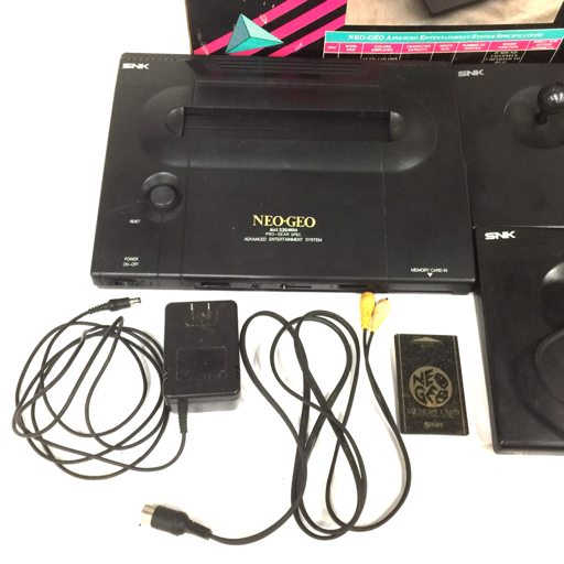 SNK NEO-0 NEO-GEO ネオジオ 本体 コントローラー電源アダプタ